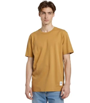 Men T-shirt Solid Color Men's Short Sleeve T Shirt Drop Shoulder Casual Tops 100% Cotton Fashion Slim Basic Tops Fabric Package
